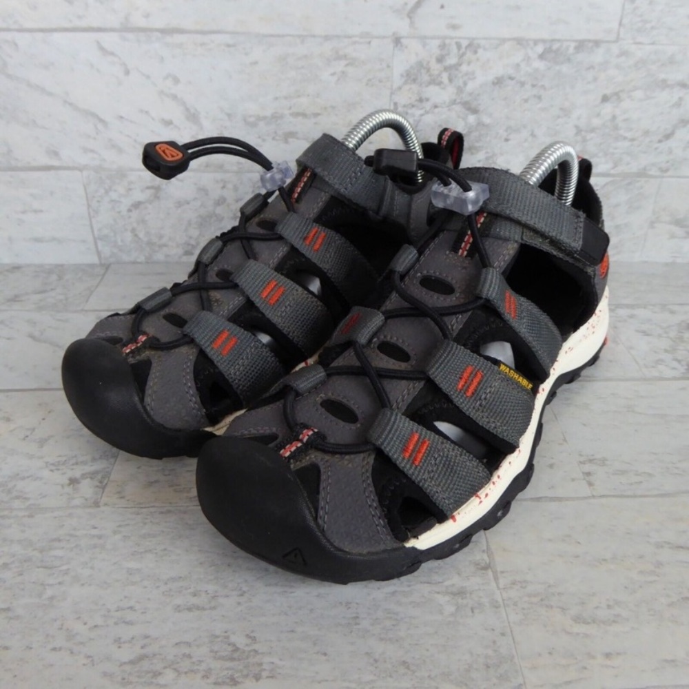 Keen 1018426 Newport Neo H2 Sandal Magnet/Spicy Orange Youth Sz 2